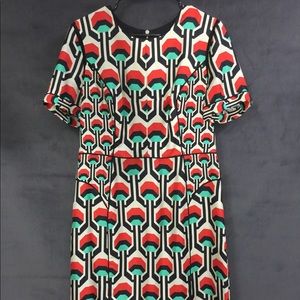 Milly of New York Art Deco cocktail dress